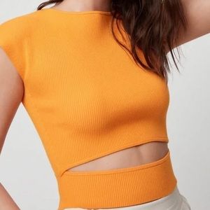 Wilfred Cut Out Yacine Top - Tuscan Yellow - Size XS